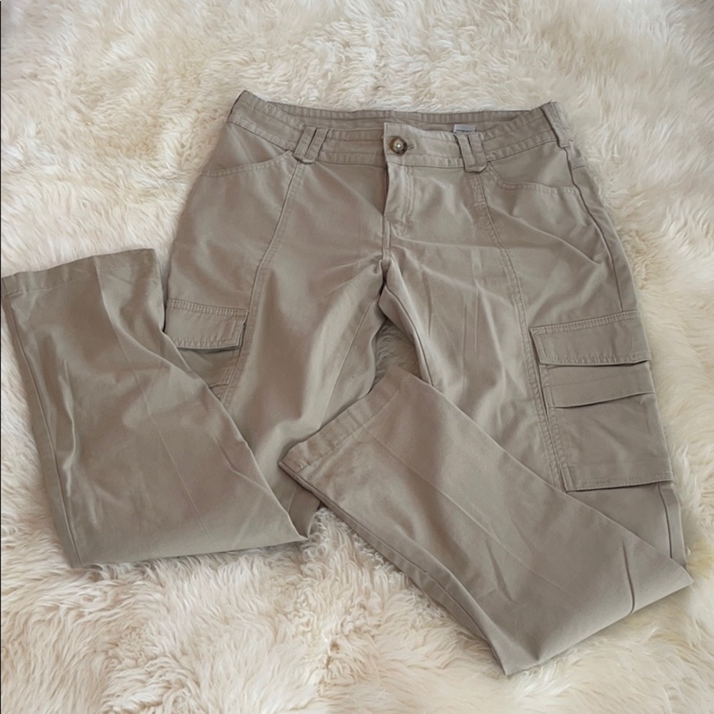 Sz 4 Field & Stream Tan Straight Leg Hiking Pants